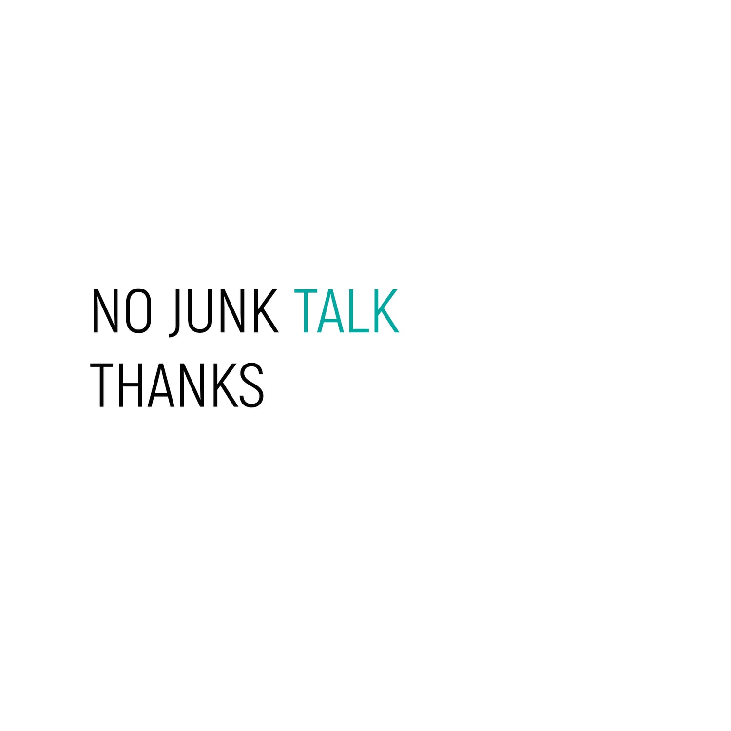 nojunktalk